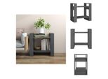 Vidaxl Libreria/Divisorio Grigio 60X35X57 Cm In Legno Di Pino Massiccio - Librerie E Scaffali