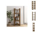 Vidaxl Scaffale/Divisorio Per Camera Marrone Miele 60X35X160Cm In Legno Di Pino Massiccio - Librerie & Librerie