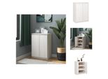 Vidaxl Credenza Bianca 60X36X84 Cm In Pino Massiccio - Credenze
