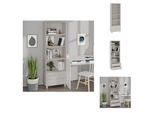 Vidaxl Credenza Hamar Bianco 60X35X180 Cm Pino Massiccio - Credenze