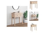 Vidaxl Tavolino 70X35X75 Cm In Legno Di Pino Massiccio - Tavolini
