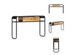 Vidaxl Tavolino 118 X 30 X 75 Cm In Legno Massiccio Di Mango - Tavolini