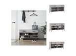 Vidaxl Panca Per Scarpe Grigio Sonoma 102X35X55 Cm In Legno - Scarpiere E Armadietti