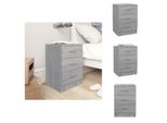 Vidaxl Comodino Grigio Sonoma 38X35X56 Cm Materiale A Base Di Legno - Comodini