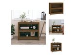 Vidaxl Libreria Marrone Miele 80X35X68 Cm In Legno Di Pino Massiccio - Librerie E Scaffali
