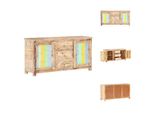 Vidaxl Credenza 151X40X75 Cm Legno Di Acacia Grezzo - Credenze