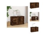 Vidaxl Credenza Rovere Affumicato 100X33X59,5 Cm Materiale Legno - Credenze