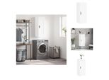 Vidaxl Armadio A Muro Bianco 34,5X34X90 Cm Materiale Legno - Credenze