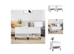 Vidaxl Tavolini 2 Pz. Bianco 50X46X50 Cm Materiale A Base Di Legno - Tavolini