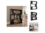 Vidaxl Libreria/Divisorio Nero 80X24X96 Cm In Legno - Librerie E Scaffali