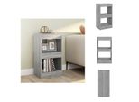 Vidaxl Libreria/Divisorio Grigio Sonoma 40X30X72 Cm - Librerie E Scaffalature
