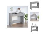 Vidaxl Tavolo Consolle Grigio Sonoma 90X36X75 Cm In Legno - Tavolini