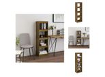 Vidaxl Libreria Divisoria 40X30X135,5 Cm In Legno Di Pino Massiccio - Librerie E Scaffalature