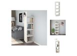 Vidaxl Libreria/Divisorio Bianco 40X35X135 Cm In Legno Di Pino Massiccio - Librerie E Scaffali
