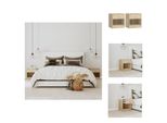 Vidaxl Comodino 2 Pezzi Con Cassetto Color Rovere - Comodini