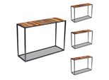 Vidaxl Tavolo Consolle In Legno Vecchio 110X35X76 Cm - Tavolini