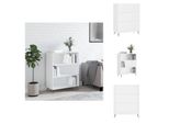 Vidaxl Libreria Bianca 69,5X32,5X90 Cm Materiale A Base Di Legno - Librerie E Scaffalature