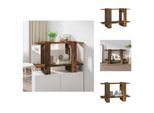 Vidaxl Libreria/Divisorio In Rovere Fumé 80X30X51 Cm - Librerie E Scaffali