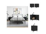 Vidaxl Comodini 2 Pezzi Neri 40X40X50 Cm In Legno - Comodini