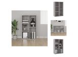Vidaxl Libreria/Sideboard Grey Sonoma 50X25X80 Cm Materiale A Base Di Legno - Librerie & Librerie