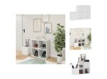 Vidaxl Scarpiera Da Corridoio Bianca 105X35,5X70 Cm In Legno - Scarpiere E Armadietti