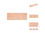 Vidaxl Piano Da Tavolo 140X50X(2-6) Cm In Legno Massiccio Trattato Bordo Albero - Piani Da Tavolo