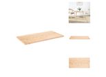 Vidaxl Piano Da Tavolo 110X55X2,5 Cm In Legno Massiccio Di Pino Rettangolare - Piani Da Tavolo