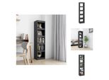 Vidaxl Libreria/Divisorio Grigio 40X30X167,5 Cm In Legno Di Pino Massiccio - Librerie E Scaffali