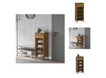 Vidaxl Scarpiera In Rovere Affumicato 40X36X105 Cm Materiale A Base Di Legno - Scarpiere E Armadietti