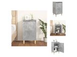 Vidaxl Comodino Grigio Cemento 40X35X70 Cm Materiale Legno - Comodini