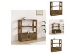 Vidaxl Credenza Rovere Fumé 80X30X90 Cm Materiale Legno - Credenze