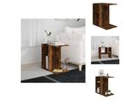 Vidaxl Tavolino In Rovere Affumicato 50X30X50 Cm Materiale A Base Di Legno - Tavolini