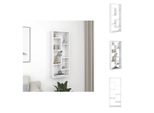 Vidaxl Mensola A Muro Bianca 36X16X90 Cm In Legno - Mensole A Muro