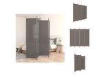 Vidaxl Paravento 4 Pezzi Antracite 200X220 Cm Tessuto - Divisorio Per Ambienti