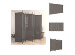 Vidaxl Paravento 6 Pezzi Antracite 300X200 Cm Tessuto - Divisorio Per Ambienti