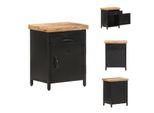 Vidaxl Comodino 40X30X52 Cm In Legno Massiccio Di Mango - Comodini