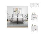 Vidaxl Comodini 2 Pz. Bianco 40X35X47,5 Cm Materiale A Base Di Legno - Comodini