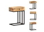 Vidaxl Tavolino A U 45X30X61 Cm In Legno Massiccio Di Mango - Tavolini