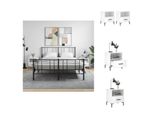 Vidaxl Comodini 2 Pz. Bianco Lucido 40X35X47,5 Cm Materiale A Base Di Legno - Comodini