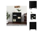 Vidaxl Credenza Nera 57X35X70 Cm In Legno - Credenze