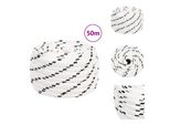 Vidaxl Corda Da Lavoro Bianca 18 Mm 50 M Poliestere - Corde