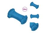 Vidaxl Corda Da Lavoro Blu 8 Mm 50 M In Polipropilene - Corde