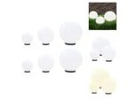 Vidaxl 6 Pezzi Set Di Luci Da Giardino A Led Sferiche 20/30/40 Cm In Pmma - Illuminazione Esterna