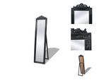 Vidaxl Specchio Da Terra In Stile Barocco 160X40 Cm Nero - Specchio