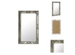 Vidaxl Specchio Da Parete In Stile Barocco 50X80 Cm Argento - Specchio