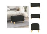 Vidaxl Panca Nera 70X35X41 Cm In Tessuto - Panche
