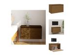 Vidaxl Armadio A Muro Marrone Miele 60X30X35 Cm In Legno Di Pino Massiccio - Mensole A Muro