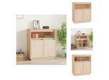 Vidaxl Credenza 70X34X80 Cm In Pino Massiccio - Credenze