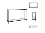 Vidaxl Consolle Bianca 120X35X75 Cm In Vetro Temperato - Tavoli Laterali