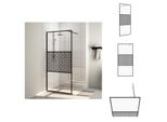 Vidaxl Schermo Doccia Per Cabina Doccia Con Vetro Trasparente Esg 100X195 Cm - Schermi Doccia
